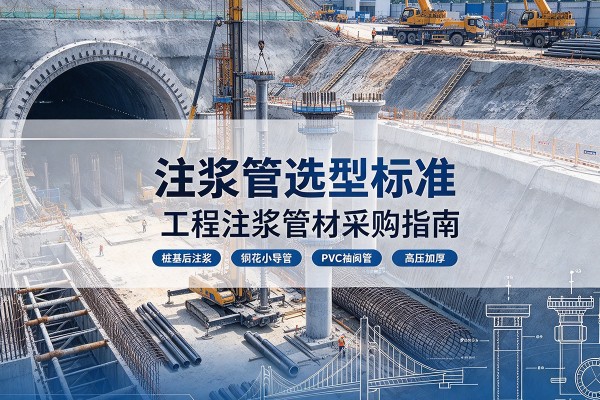 秀英注浆管选型标准