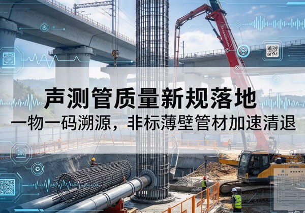 秀英声测管质量新规落地，一物一码溯源，非标薄壁管材加速清退