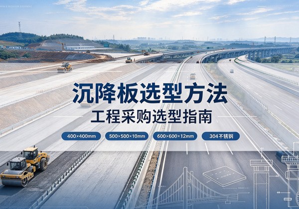 秀英沉降板选择方法